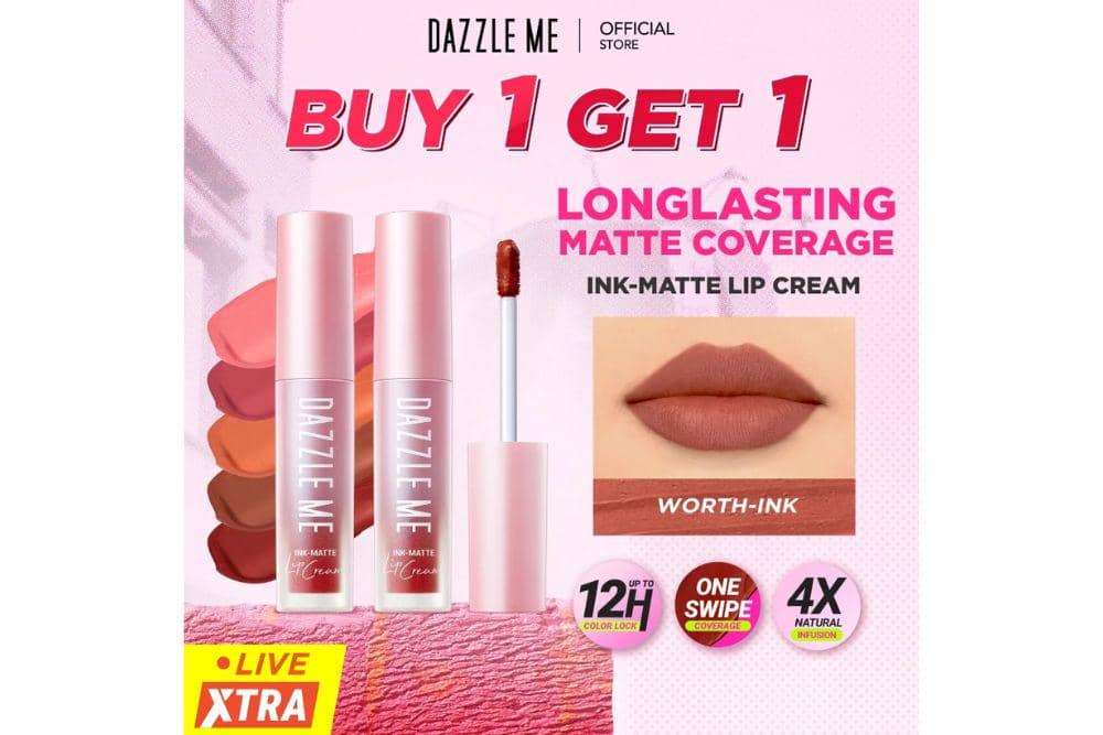 rekomendasi lipstik waterproof di bawah Rp100 ribu