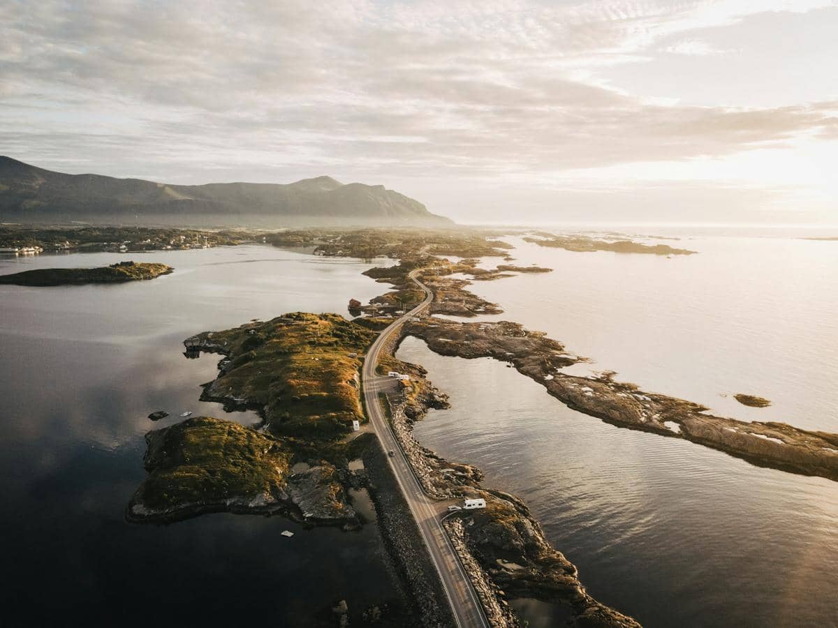 Atlantic ocean road, Norwegia