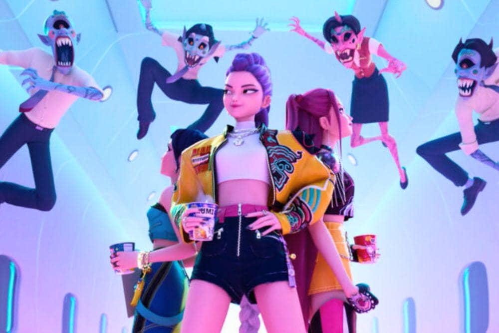 Still cut film 'Kpop Demon Hunters' (Dok. Netflix)