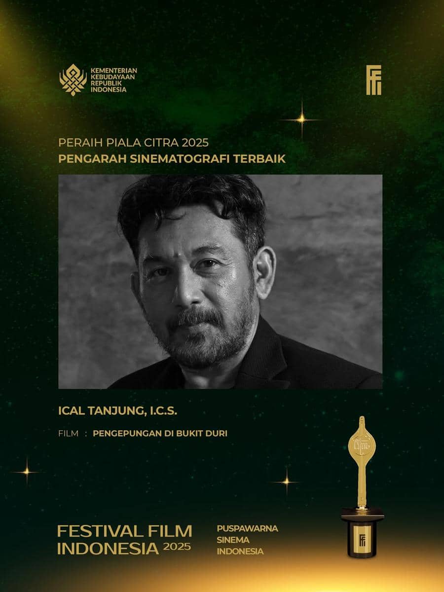 Piala Citra FFI 2025 kategori Pengarah Sinematografi Terbaik diberikan kepada Ical Tanjung, I.C.S. untuk film Pengepungan Di Bukit Duri.