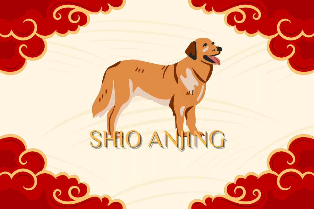ilustrasi shio anjing (canva.com/Astri Amalia)