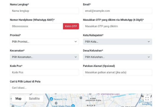 Cara daftar Internet Rakyat secara online