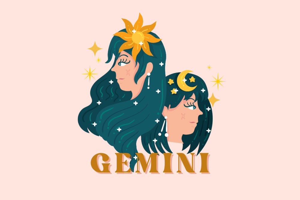 ilustrasi zodiak Gemini (canva.com)