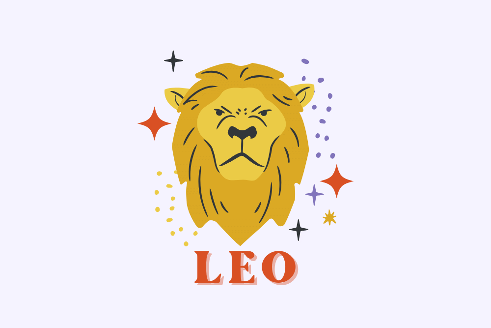 ilustrasi zodiak Leo (canva.com)