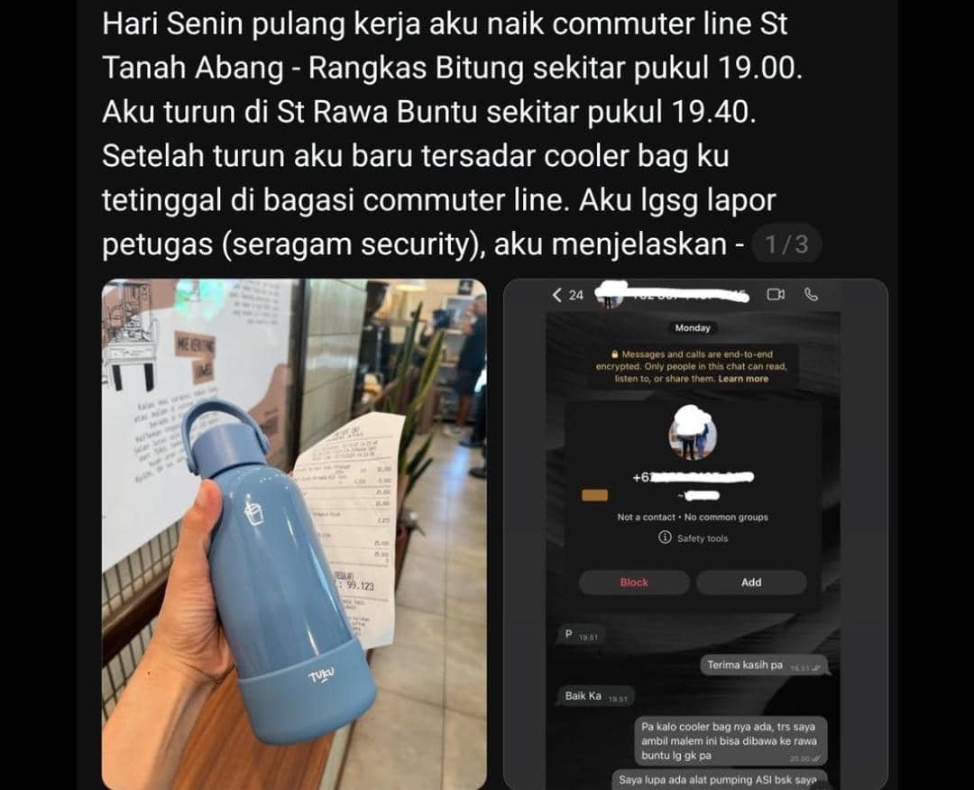 Kronologi singkat kasus kehilangan tumbler