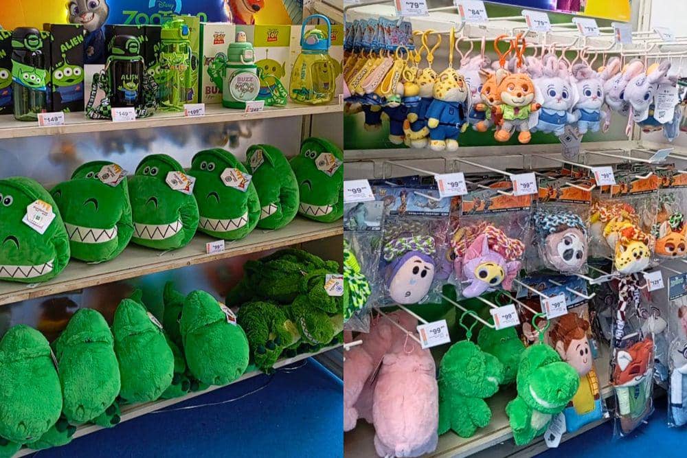 Deretan kolaborasi karakter ATARU di exhibition booth ATARU X Zootopia 2, Tribeca Park, Central Park Mall. (Dok. POPBELA.com/Evelyn Anggraini)