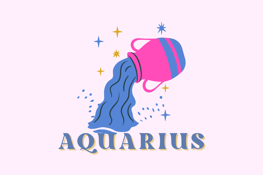 ilustrasi zodiak Aquarius (canva.com/Astri Amalia)