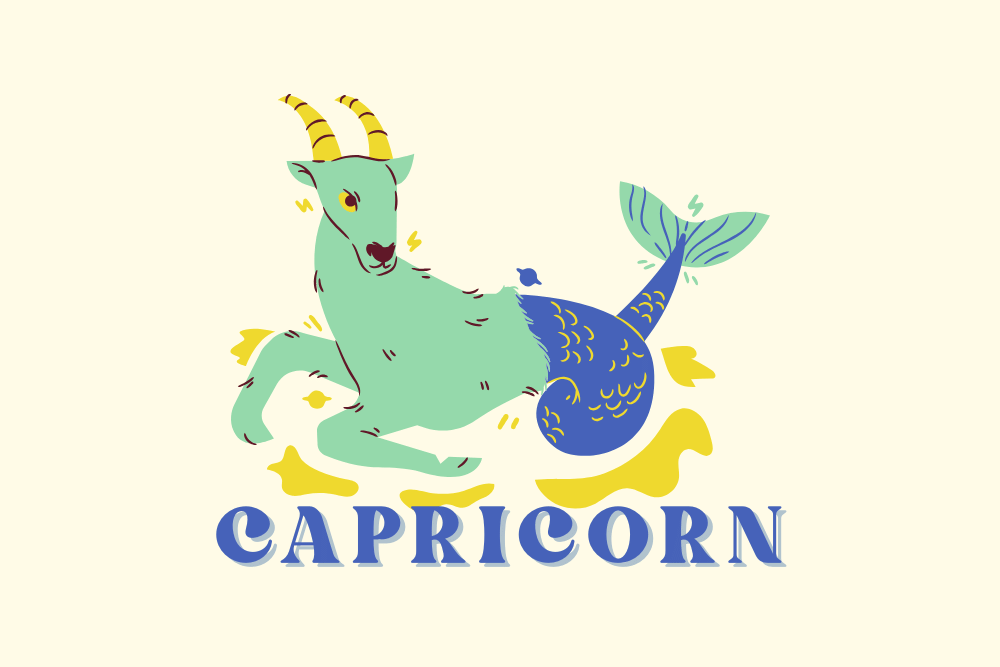 ilustrasi zodiak Capricorn (canva.com/Astri Amalia)