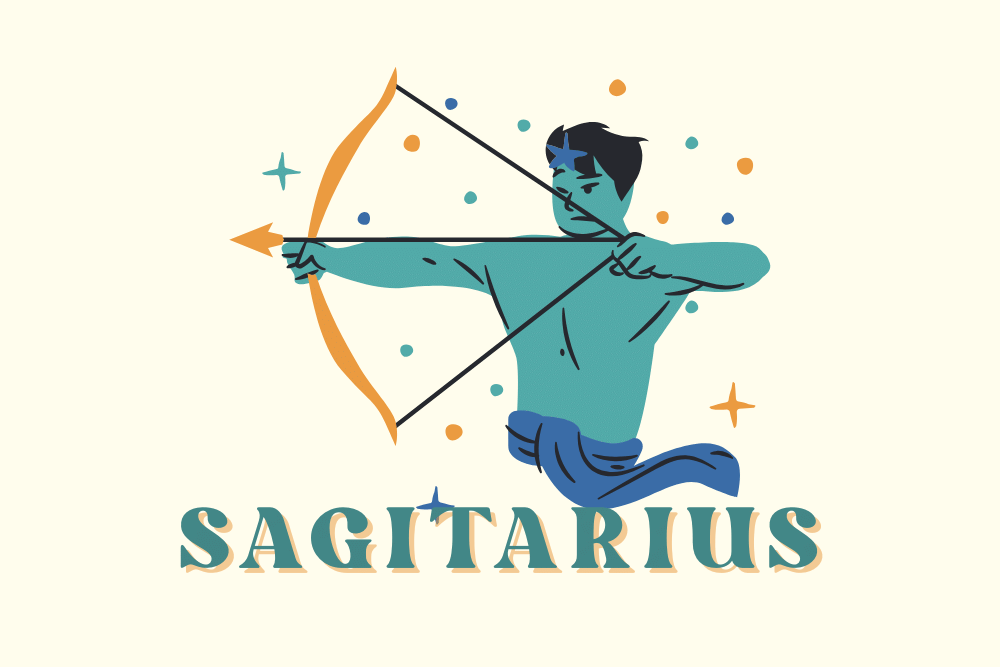 ilustrasi zodiak Sagitarius (canva.com/Astri Amalia)