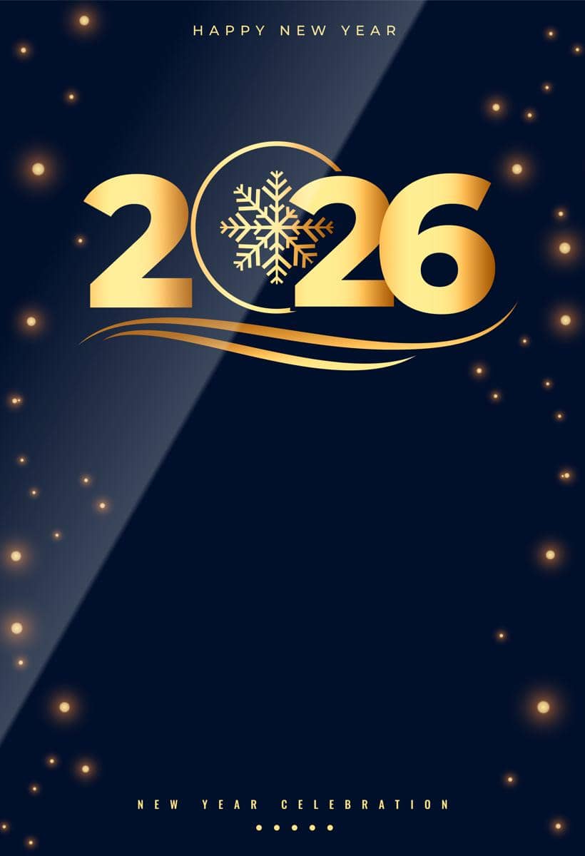gambar ucapan natal 2025 dan tahun baru 2026