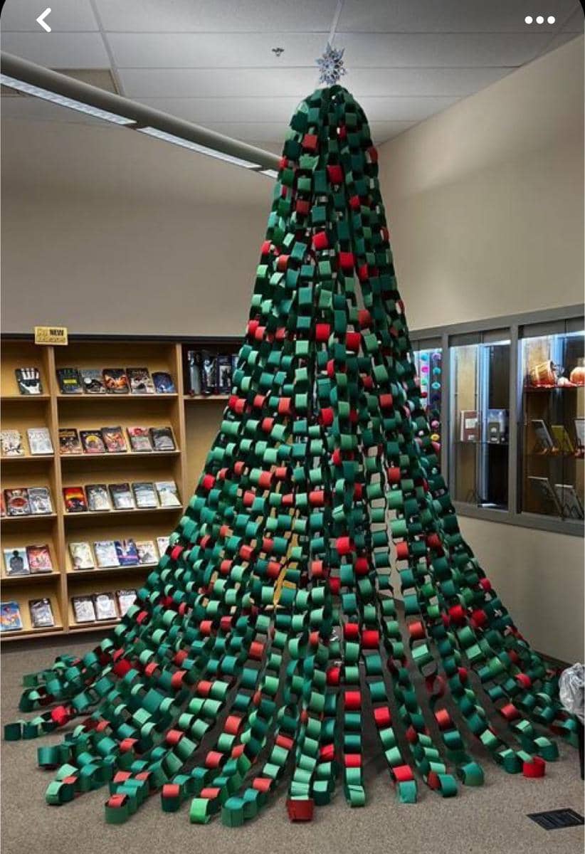 Pohon Natal dari kertas