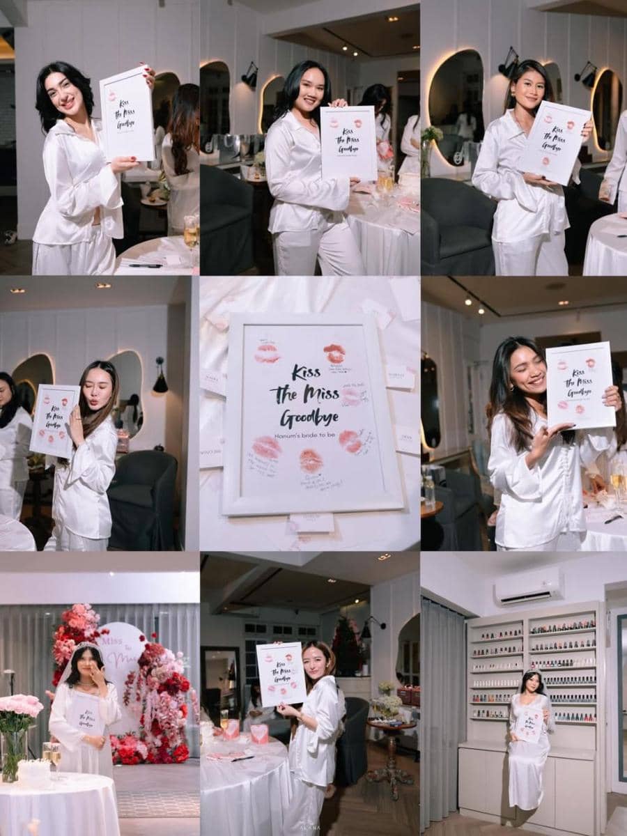 Potret Bridal Shower Hanum Mega Bareng Sahabat