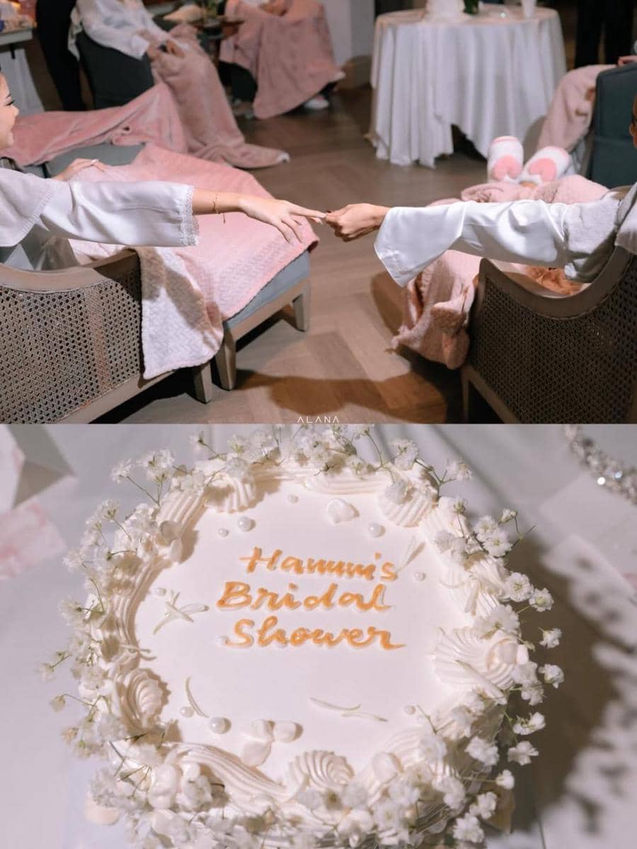 Potret Bridal Shower Hanum Mega Bareng Sahabat
