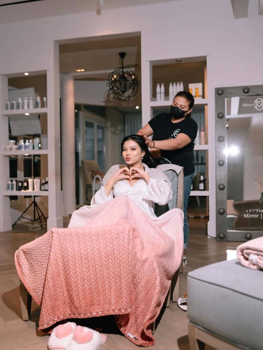 Potret Bridal Shower Hanum Mega Bareng Sahabat