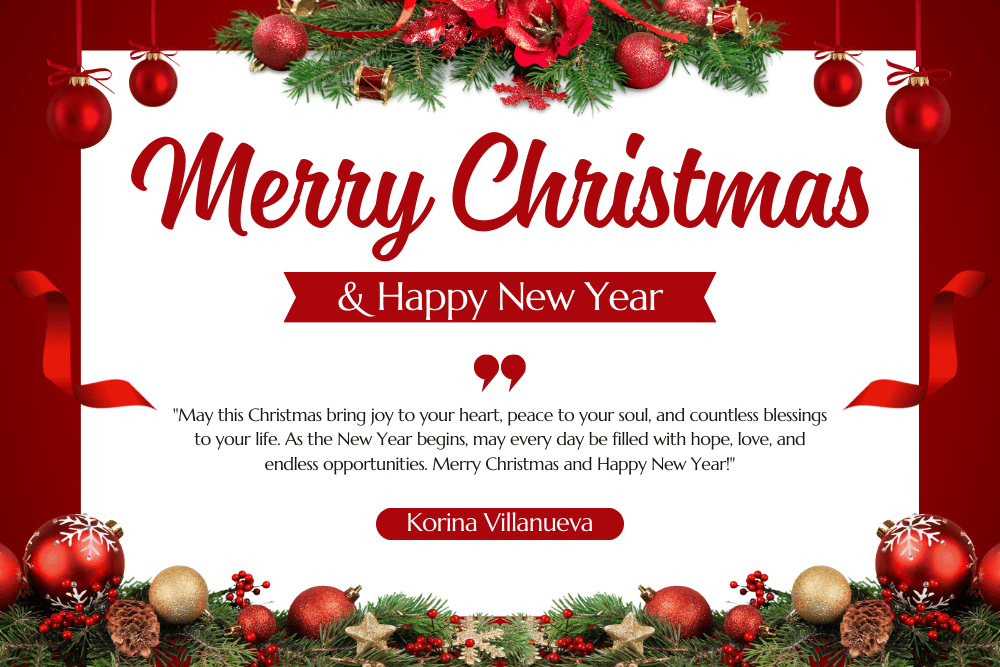 ucapan natal 2025 dan tahun baru 