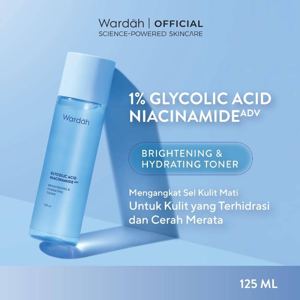 Wardah Glycolic Acid Niacinamide ADV Brightening Hydrating Toner 