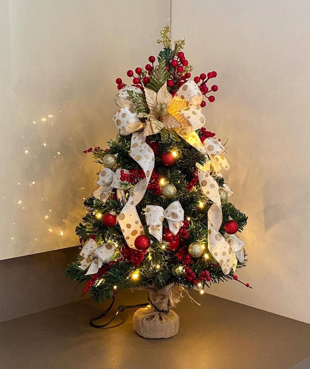 pohon natal mini untuk dekorasi sudit rumah