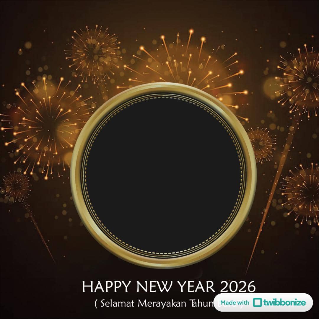 Twibbon tahun baru 2026 