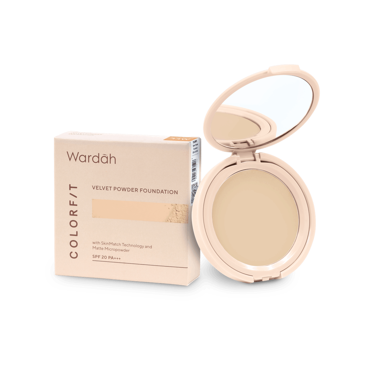 Wardah Colorfit Velvet Powder Foundation