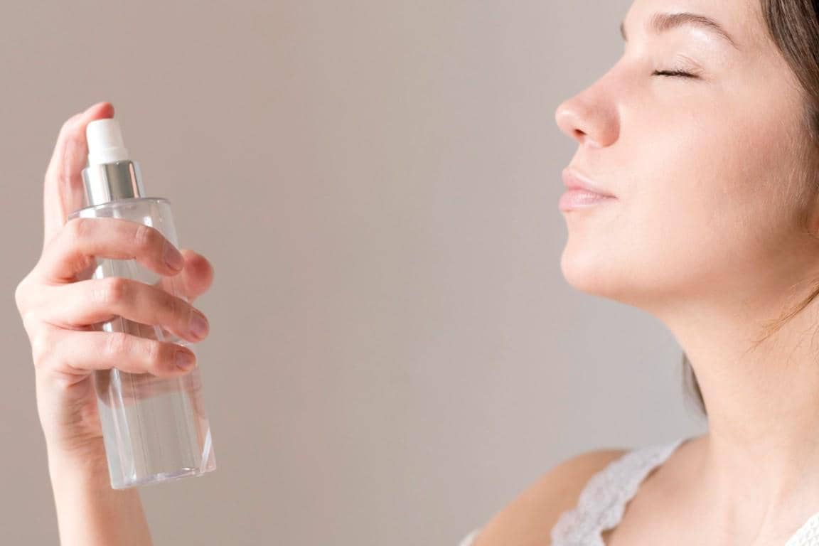 Ilustrasi setting spray