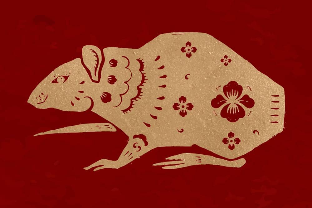 ilustrasi shio Tikus (freepik.com/rawpixel.com)