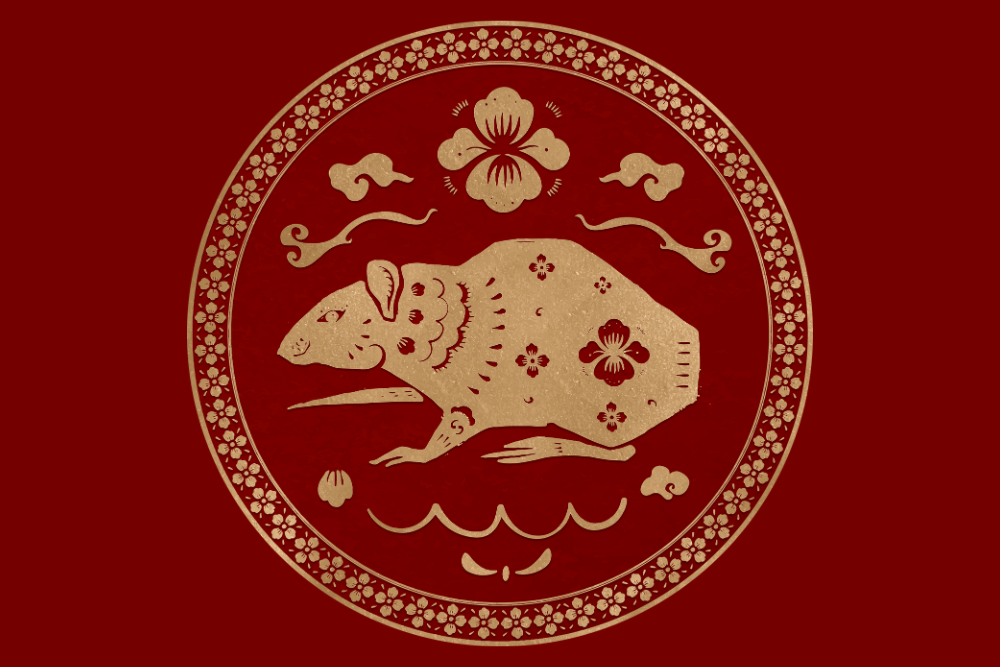 ilustrasi shio Tikus (freepik.com/rawpixel.com)