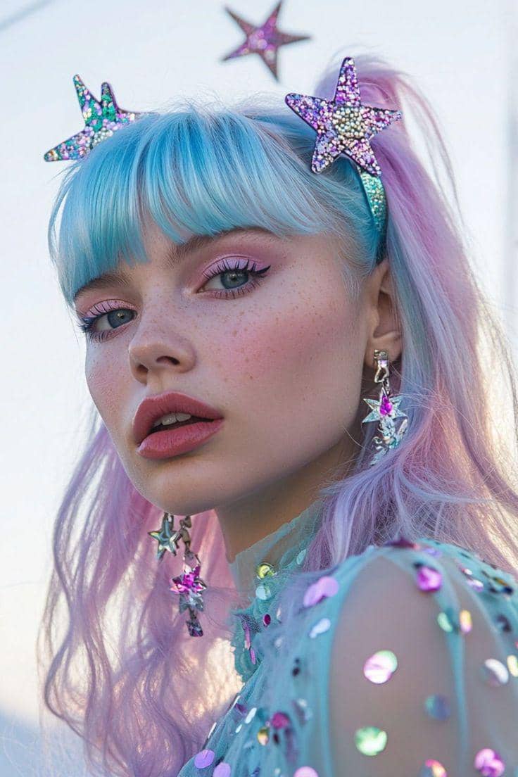 pastel candy eye makeup