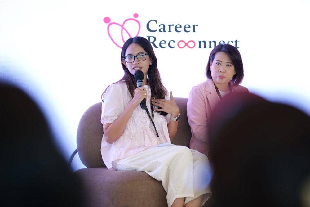Adhisty Esther Deodora Panjaitan & Yunita Muliadi peserta Career Reconnect dalam kegiatan Beauty That Moves: L'Oreal Career Reconnect. (Dok. L’Oréal Indonesia)