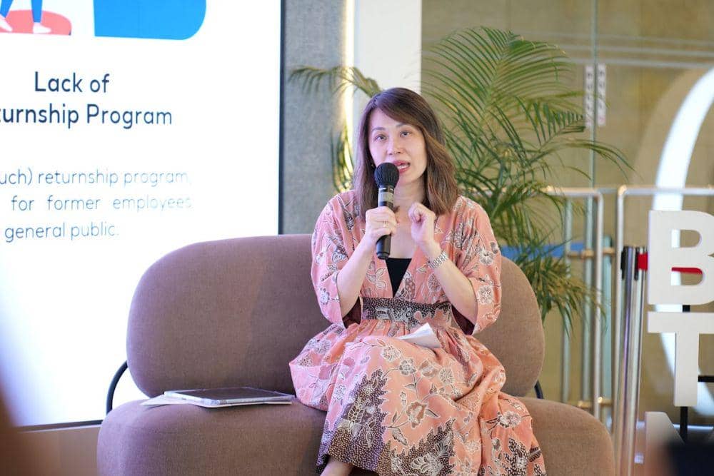 Victoria Aswien, Chief of Human Resources Officer L’Oréal Indonesia dalam kegiatan Beauty That Moves: L'Oreal Career Reconnect.