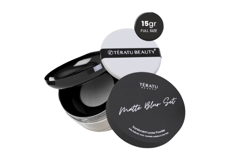 Teratu Matte Blur Set Translucent Loose Powder 