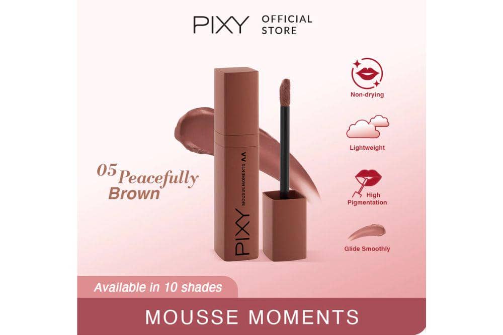 rekomendasi lipstik warna nude brown