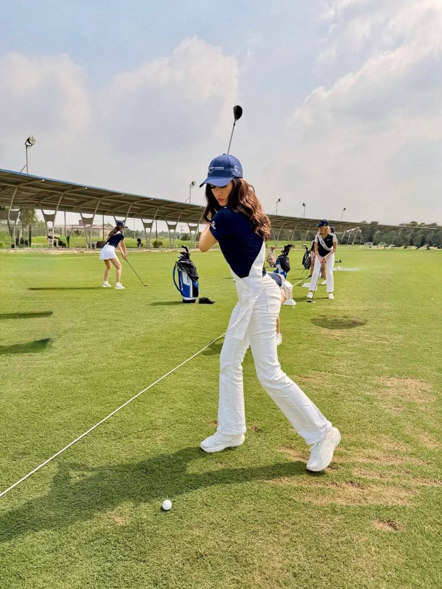 potret finalis Miss Cosmo 2025 di Charity Golf Tournament 
