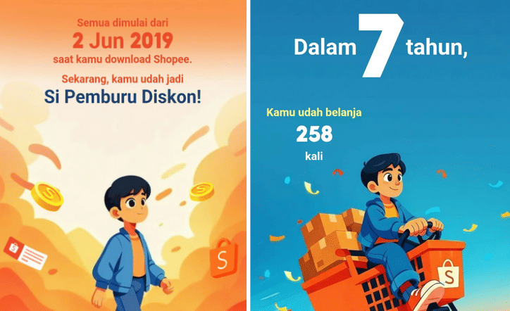 shopee wrap 2025 fitur recap belanja di shopee
