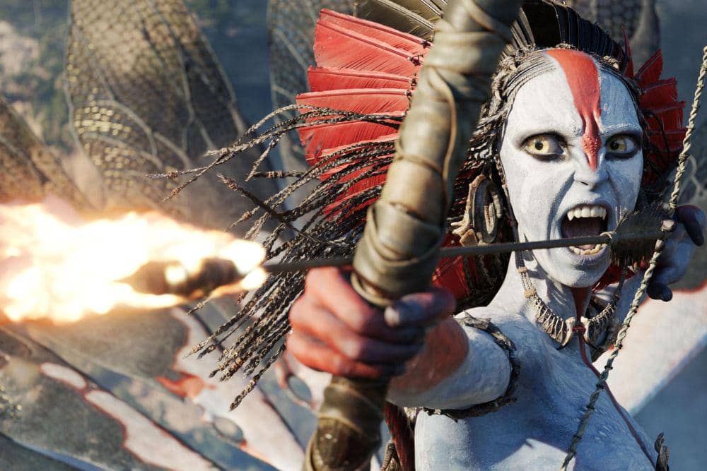 Oona Chaplin sebagai Varang di film Avatar: Fire and Ash (2025).