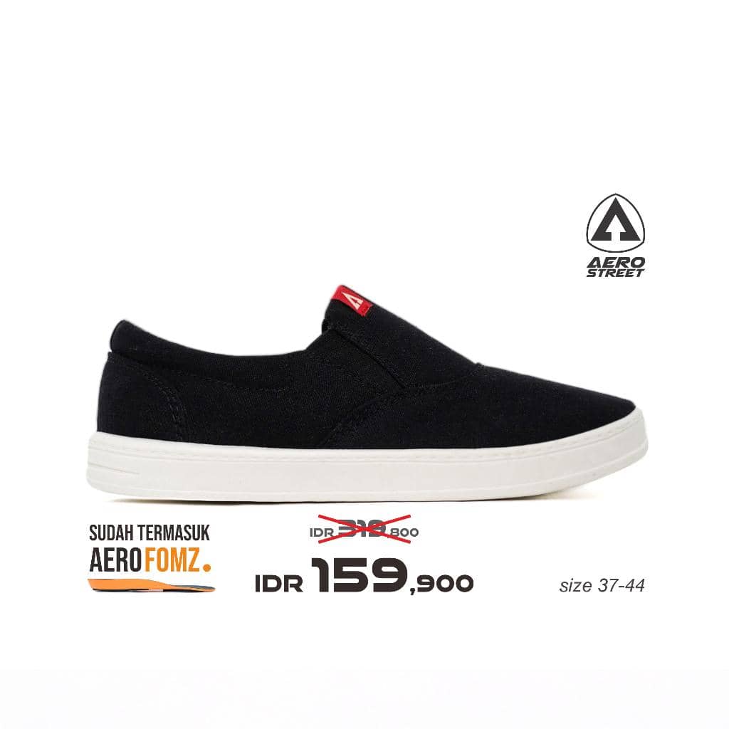 Aerostreet Comfy 2.0 Natural Hitam Hitam