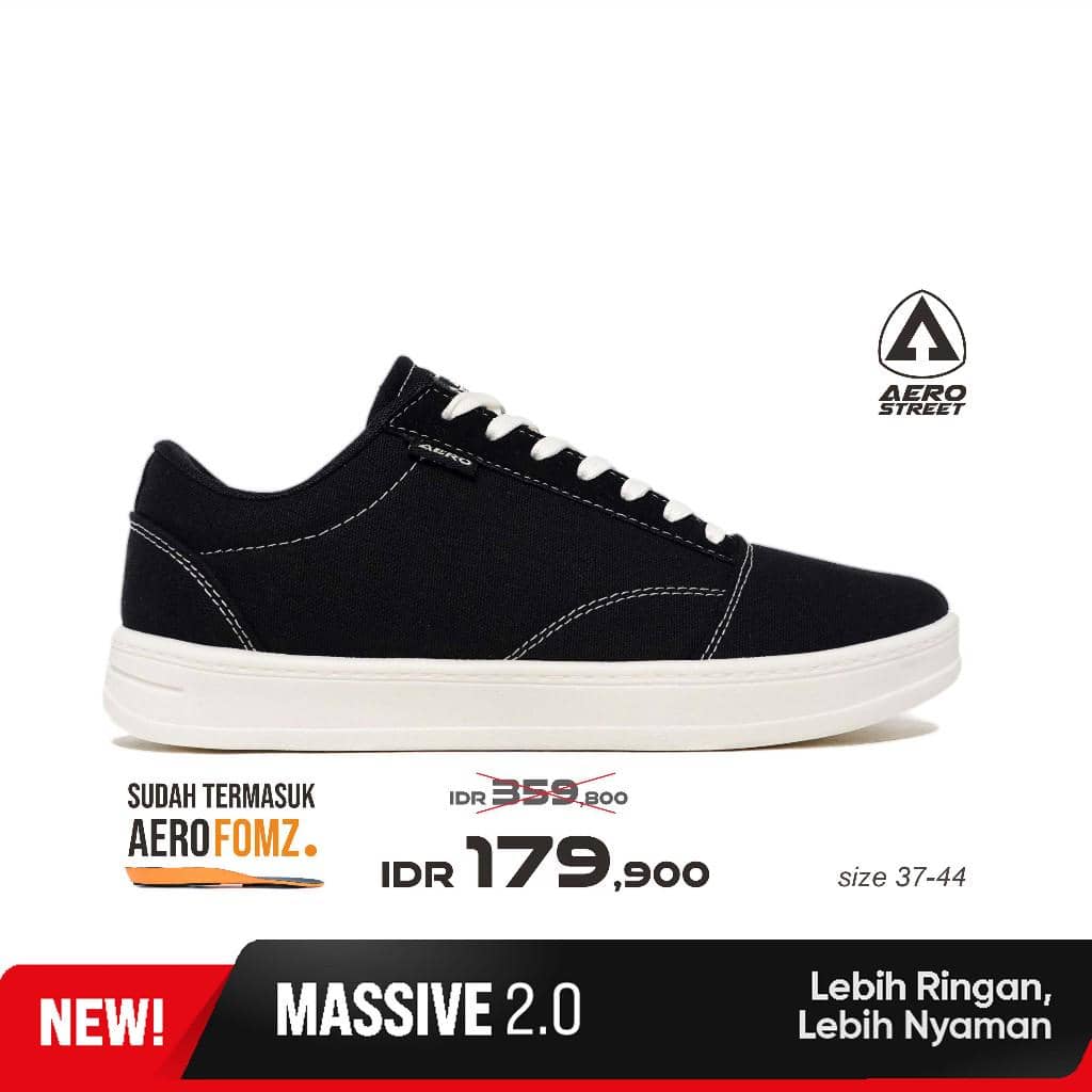 Massive Basic 2.0 Hitam Natural
