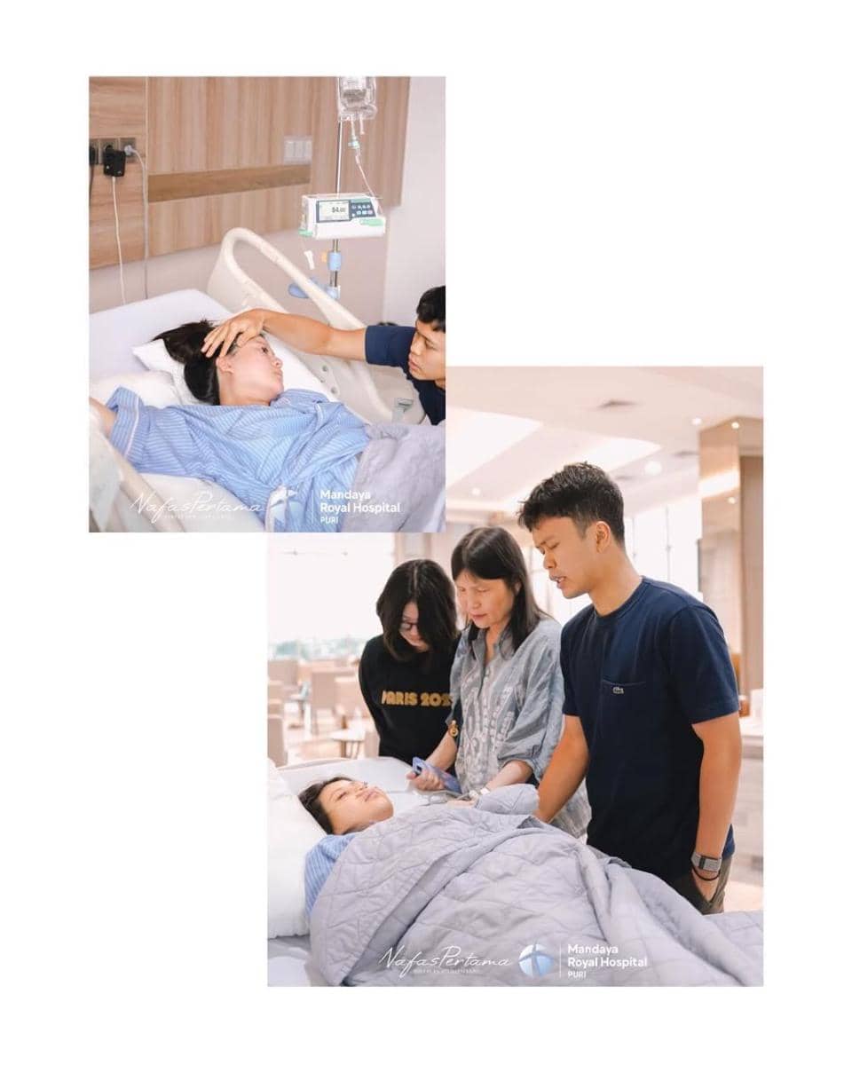 Momen Mitzi Istri Anthony Ginting Melahirkan Anak Pertama