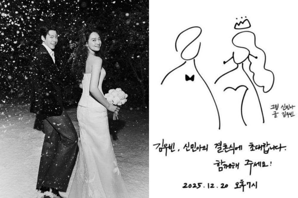 Fakta Pernikahan Shin Min Ah dan Kim Woo Bin