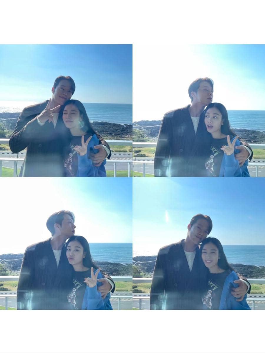 Potret Kedekatan Jang Ki Yong dan Ahn Eun Jin