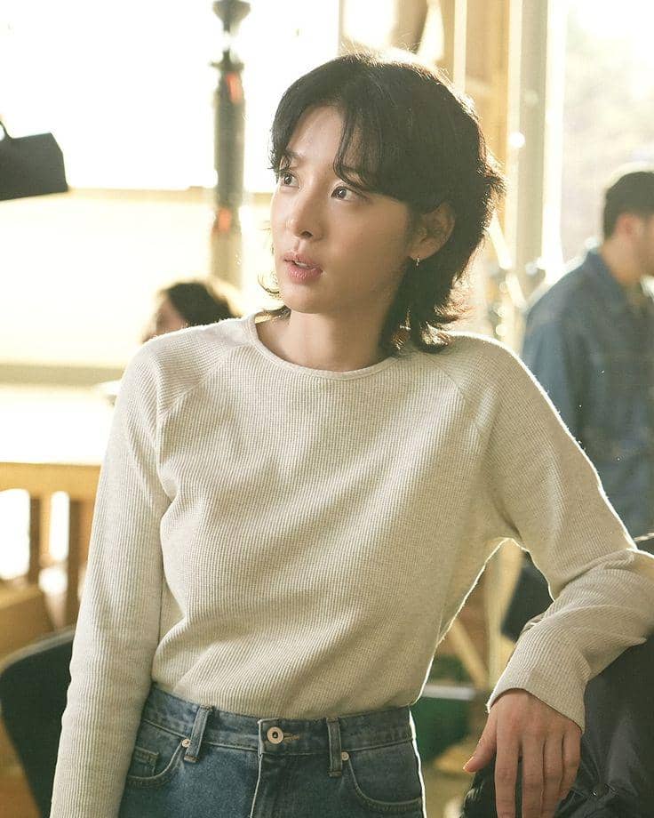 model rambut pixie korea