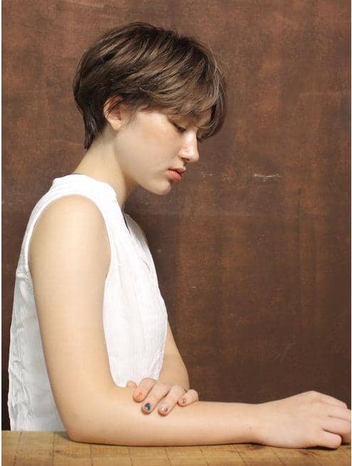 model rambut pixie korea