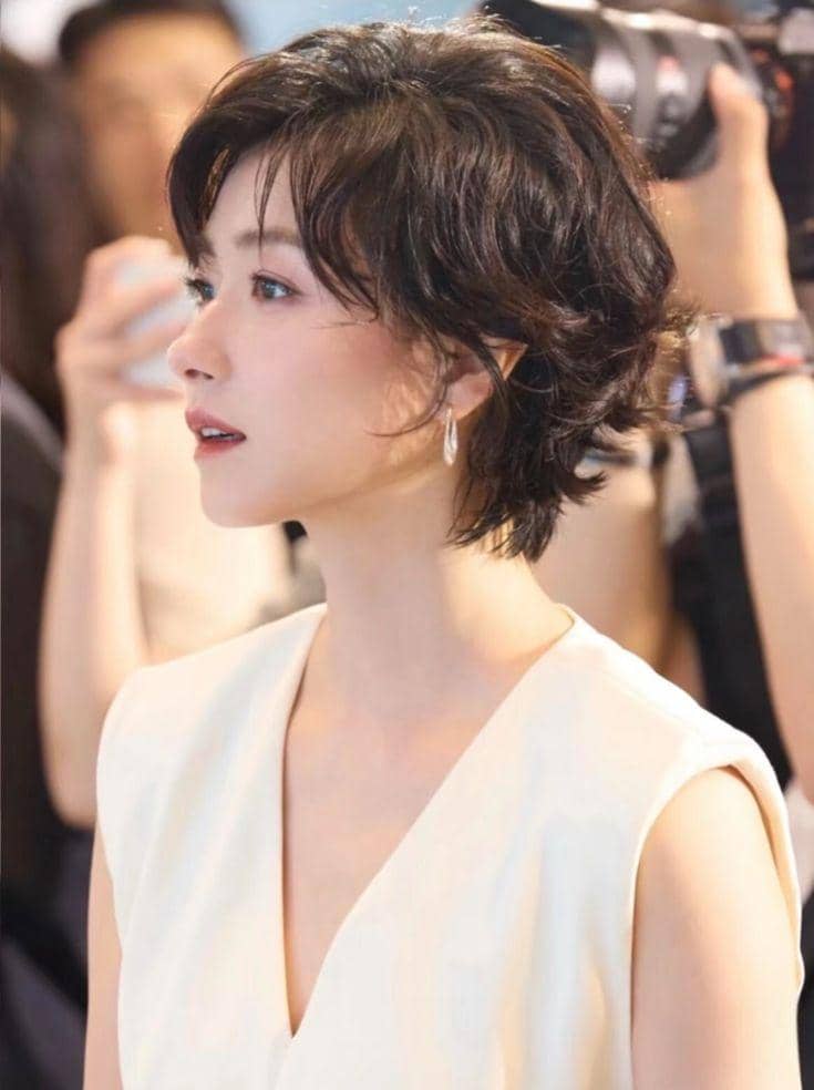 model rambut pixie korea