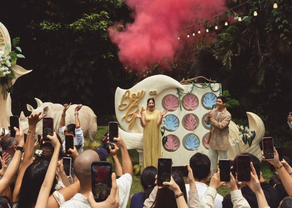 Potret Keseruan Gender Reveal Al Ghazali dan Alyssa Daguise