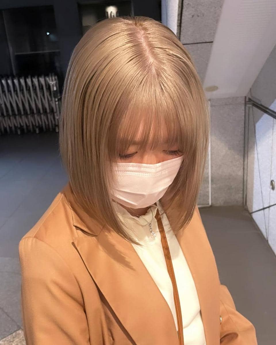 warna rambut milk tea