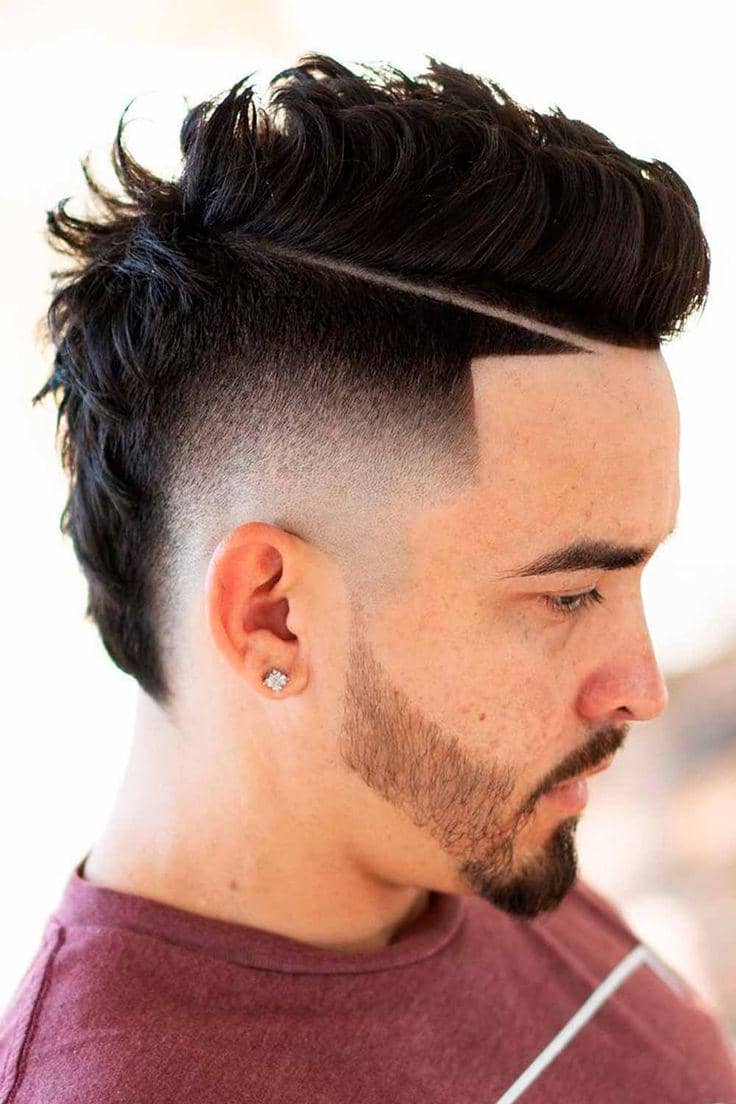 potongan rambut burst fade
