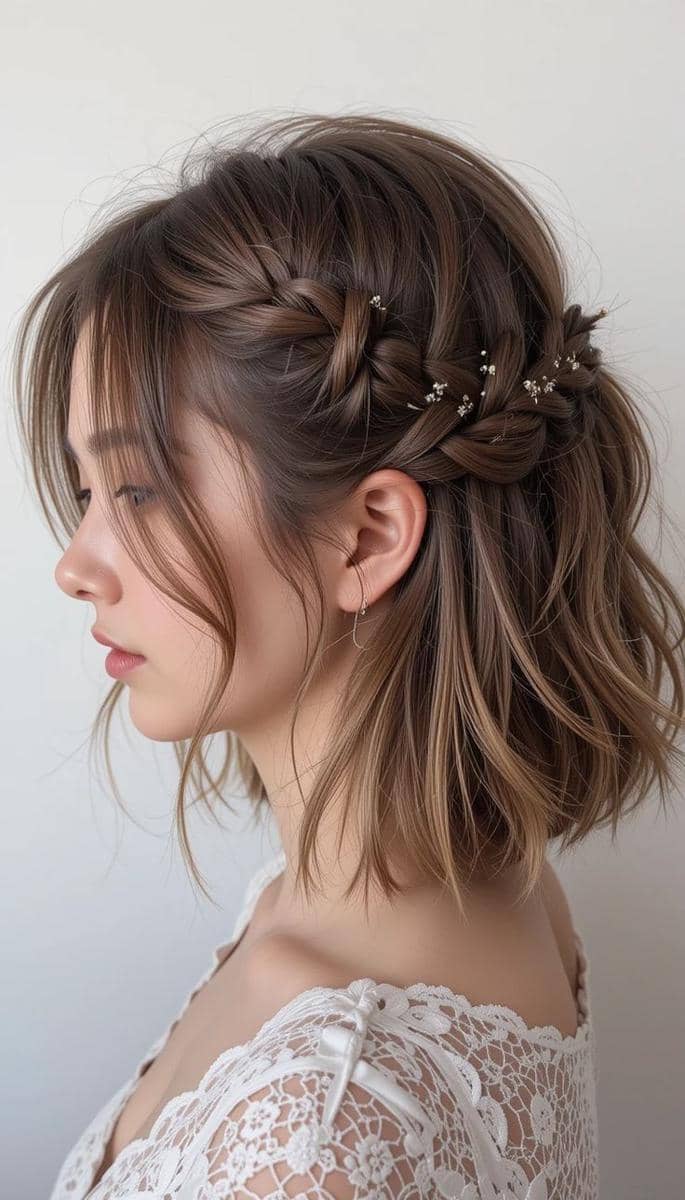 ide styling rambut pendek untuk wisuda