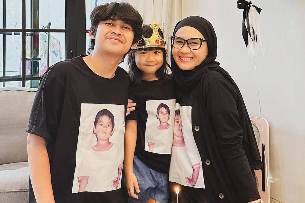 Indra Jegel dan keluarga (instagram.com/@sasqyahildayatibatubara)