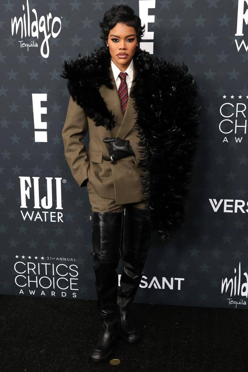 Gaya Teyana Taylor di Critics Choice Awards 2026