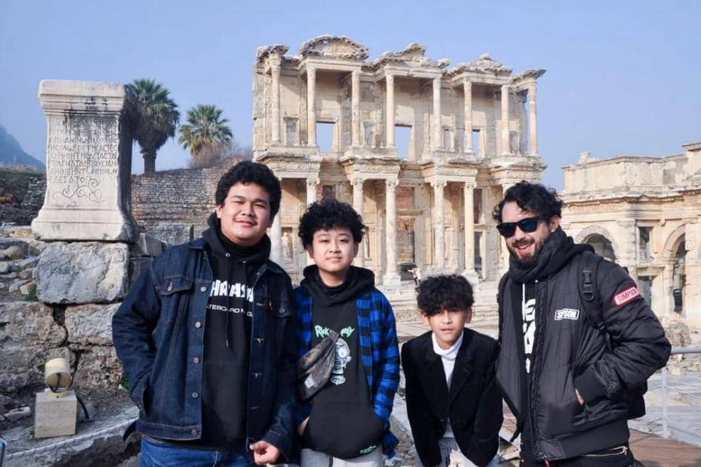 Boys trip.Circa 2020.Ephesus ancient city .Turkey.#türkey #türkiye #ephesus.jpg