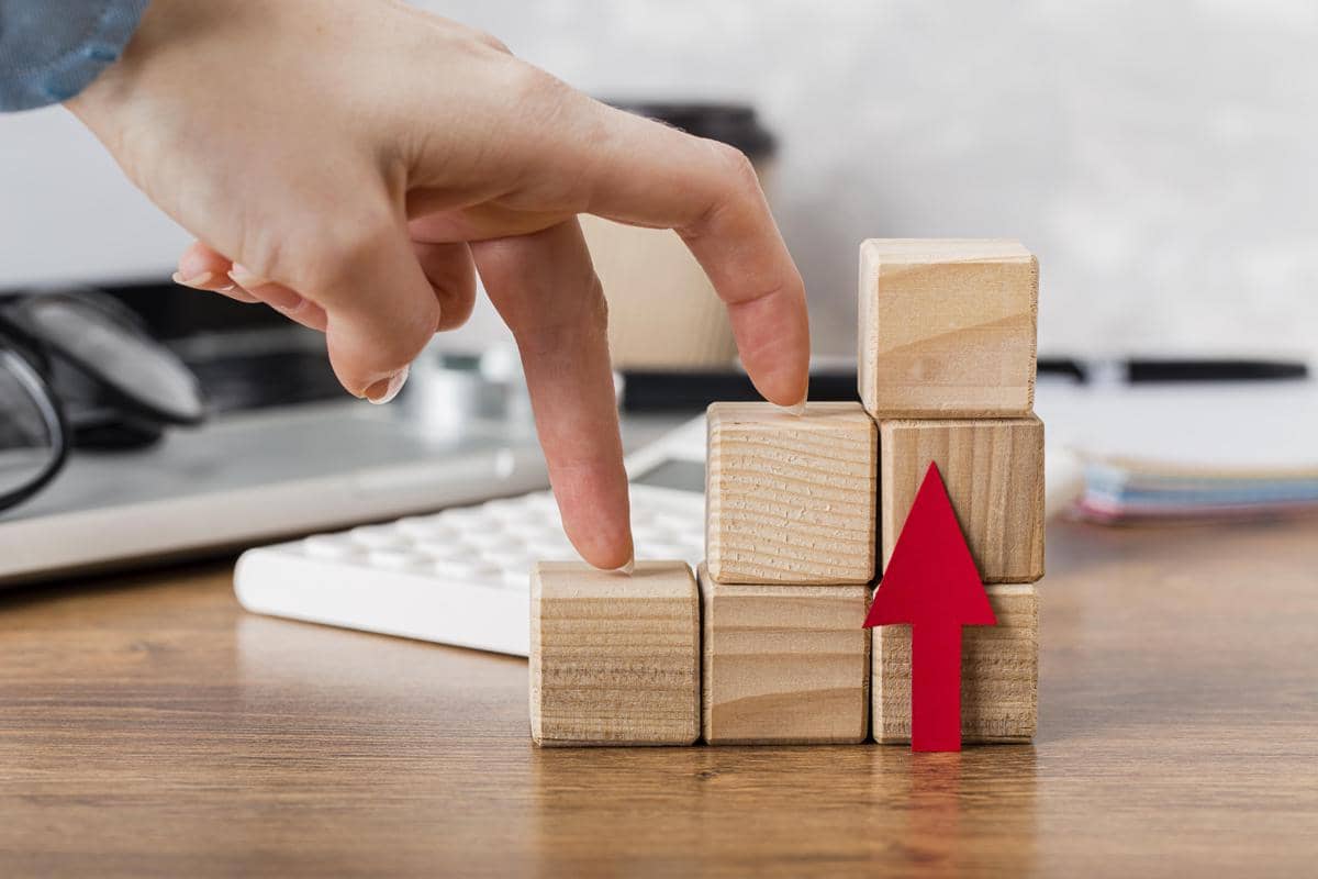 Tumpukan balok sebagai ilustrasi konsistensi